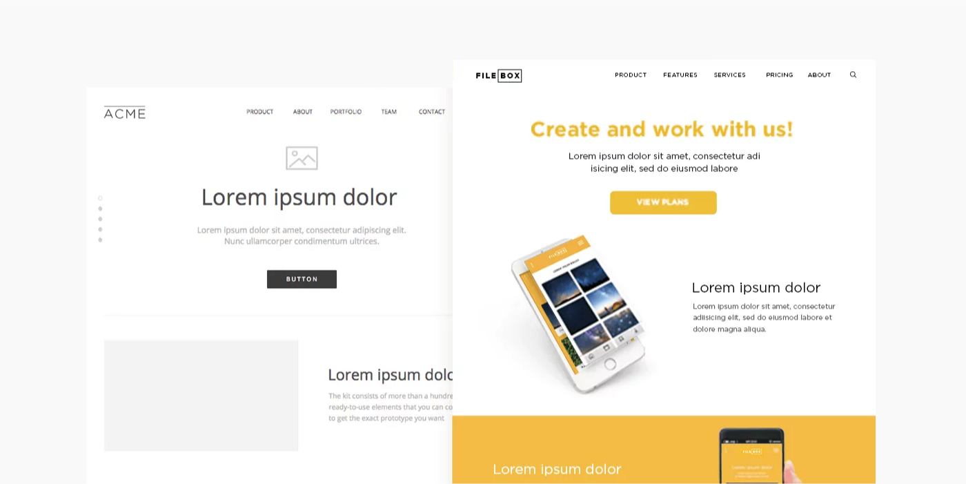 Visual Design Example